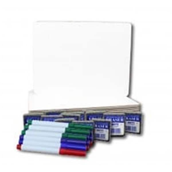 Flipside Flipside Products 31003 Dry Erase Board Plus Colored Pens Plus Student Eraser - Pack of 12 31003 - main